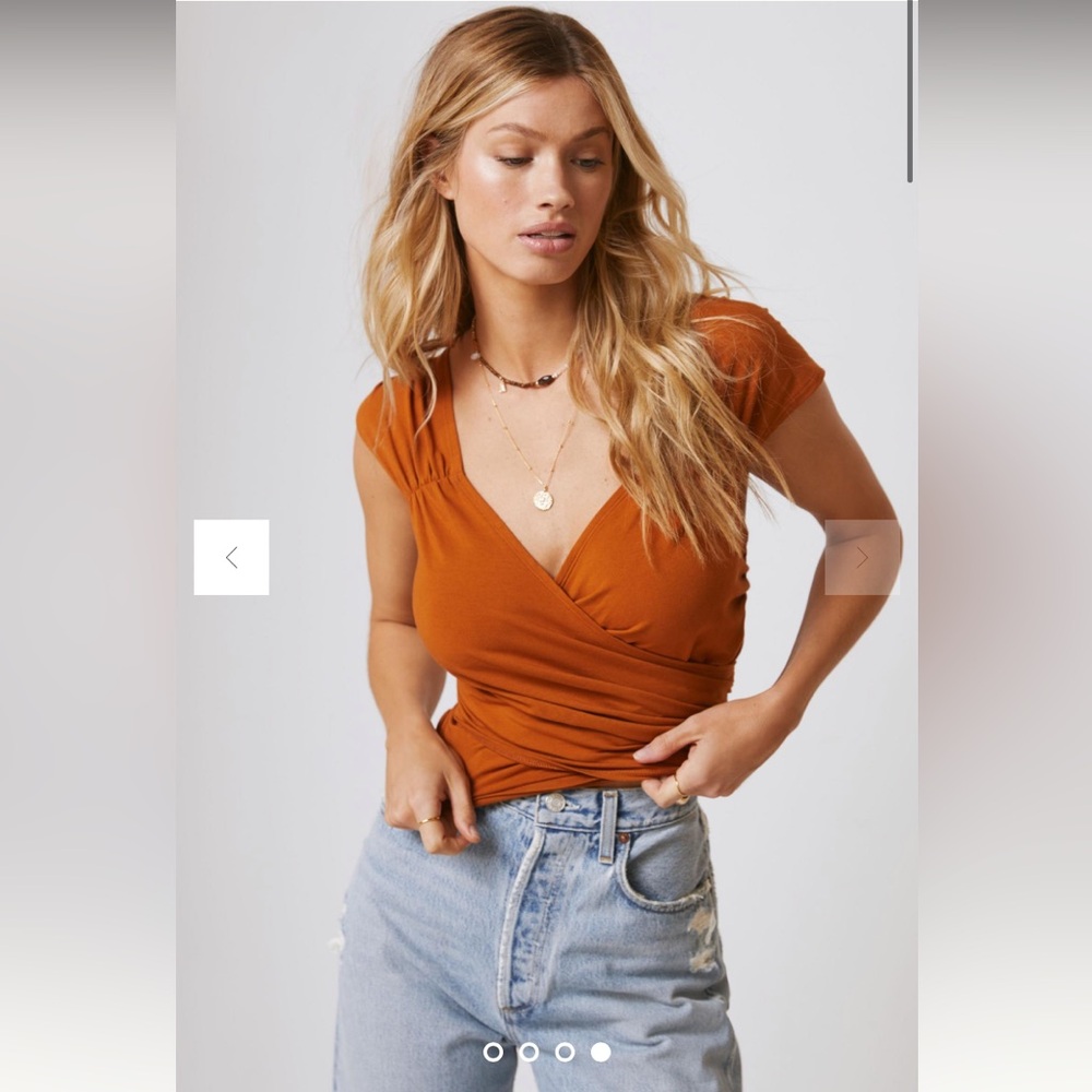 ANTHROPOLOGIE Maeve Draped Wrap Top Blouse